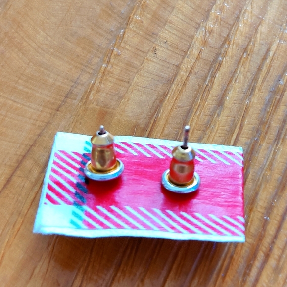 Golden Ball Earrings - Picture 2 of 2